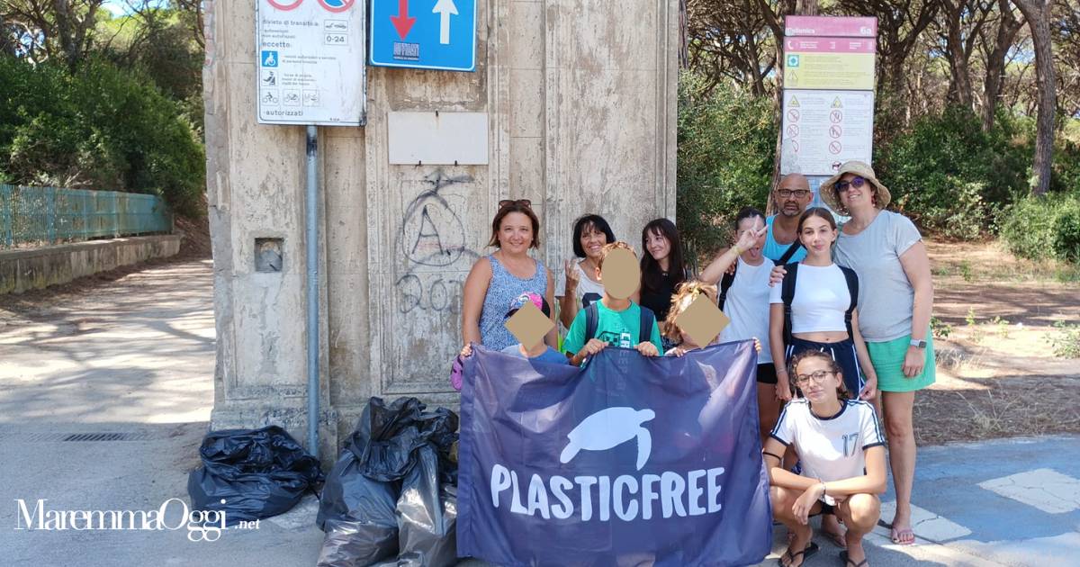 I volontari più giovani con i loro accompagnatori e accompagnatrici