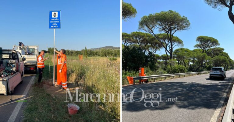 L'installazione dell'autovelox dopo ponti di Badia e quello sulla strada fra Marina e Castiglione