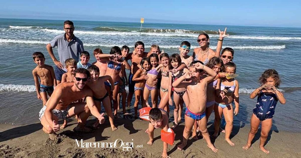 Un momento del campo estivo Uisp in collaborazione con Conad