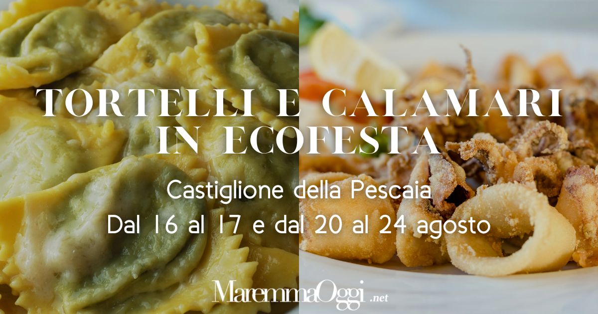 Tortelli e calamari in ecofesta