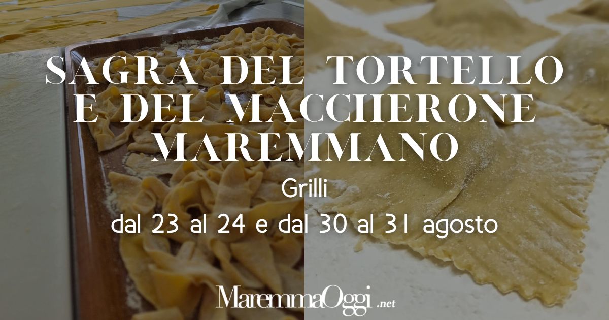La copertina della sagra del tortello e del maccherone maremmano