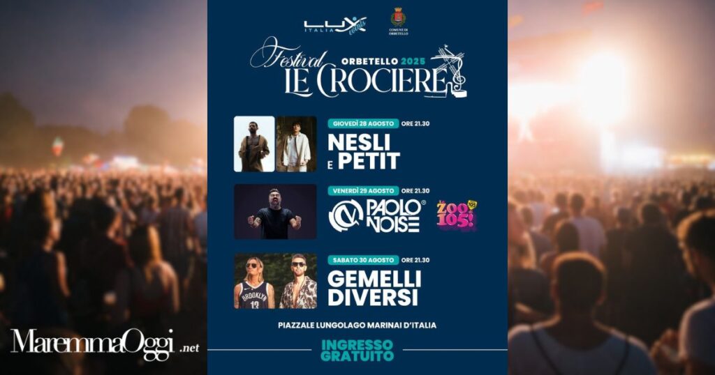 La locandina del Festival delle Crociere