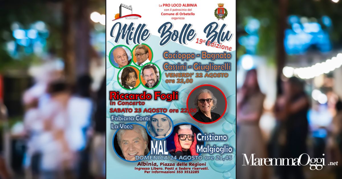 La locandina di Mille Bolle Blu