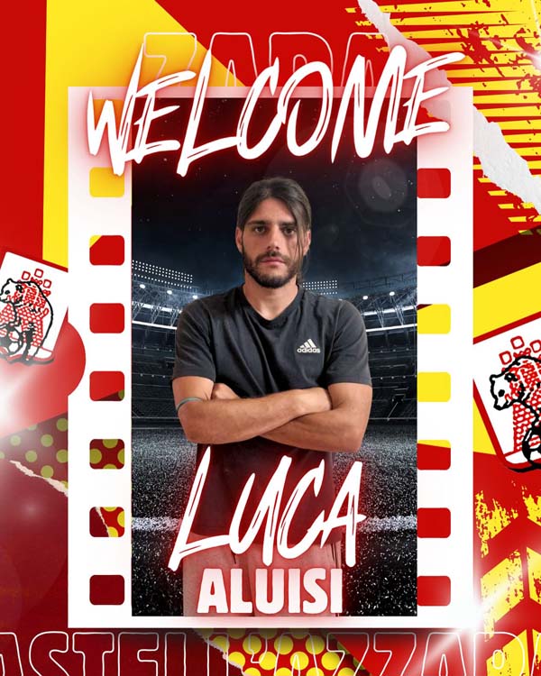 Il post dell'Asd Castell'Azzara, del 13 giugno, con il quale annuncia l'arrivo del centrocampista viterbese