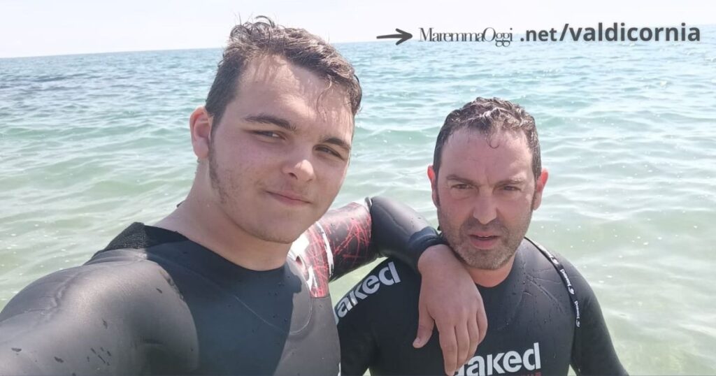 Andrea Lanari e il figlio Kevin
