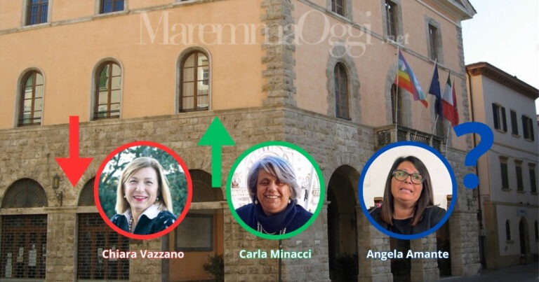 Rimpasto di giunta, esce Chiara Vazzano, entra Carla Minacci. Su Angela Amante tutto è rinviato a dopo le elezioni regionali
