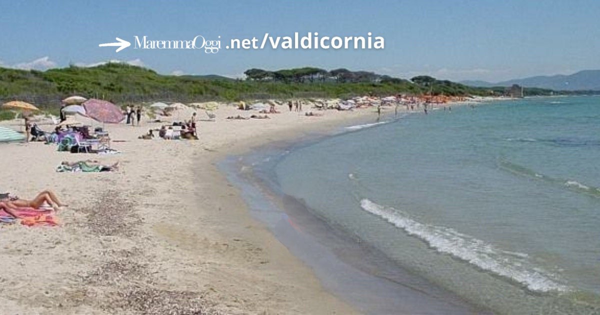 La spiaggia di Carbonifera
