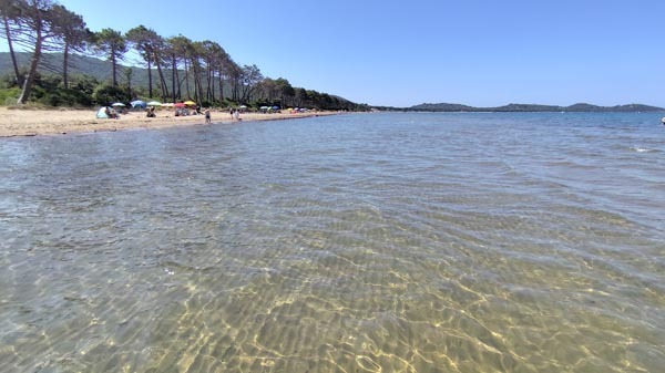 La spiaggia del Piastrone