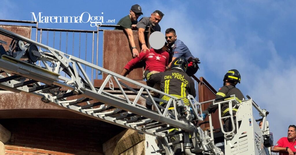 Il momento del salvataggio