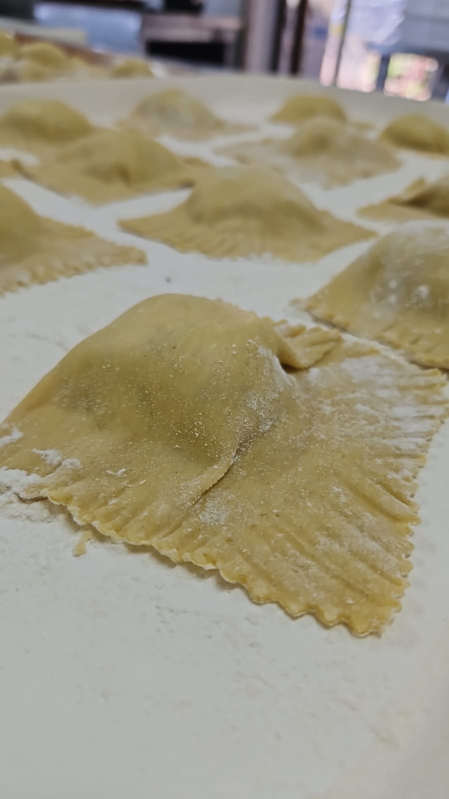 I tortelli e i maccheroni fatti a mano