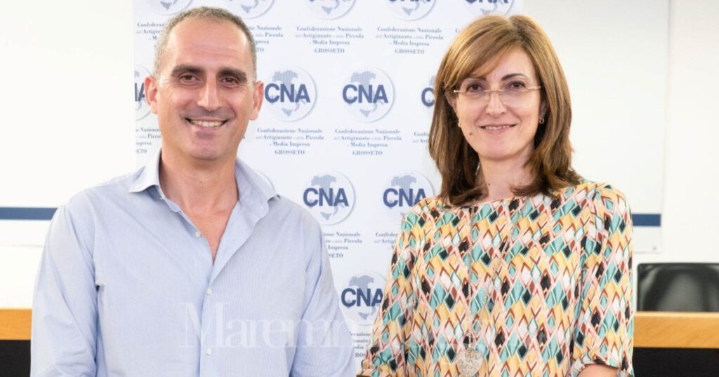 Saverio Banini e Annarita Bramerini della Cna di Grosseto