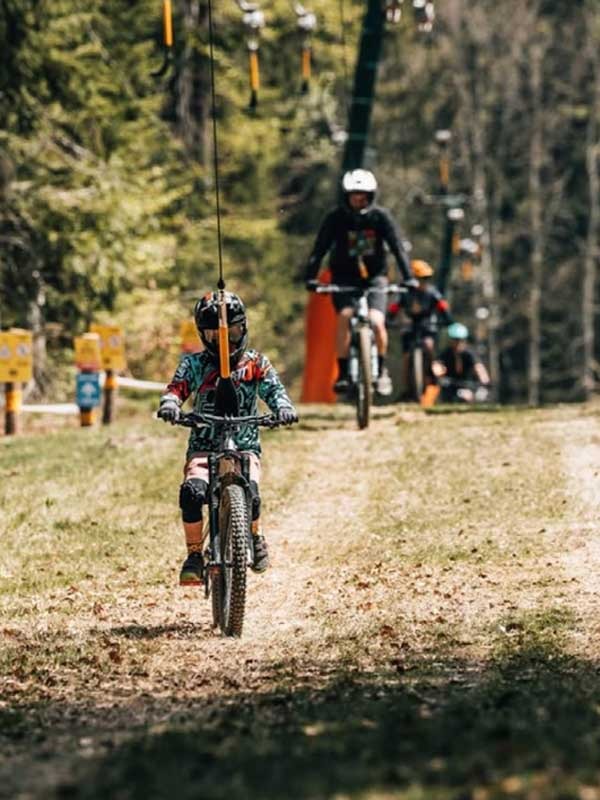 Il traino per le bici in estate