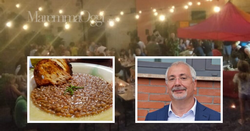 Una cena all'Aperifrasca, una zuppa di lenticchie e il dottor Giorgio Briganti, direttore del Dipartimento prevenzione dell'Asl Sud Est