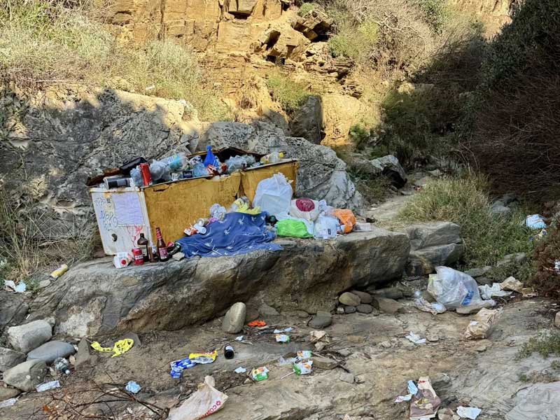 I rifiuti a Buca delle Fate