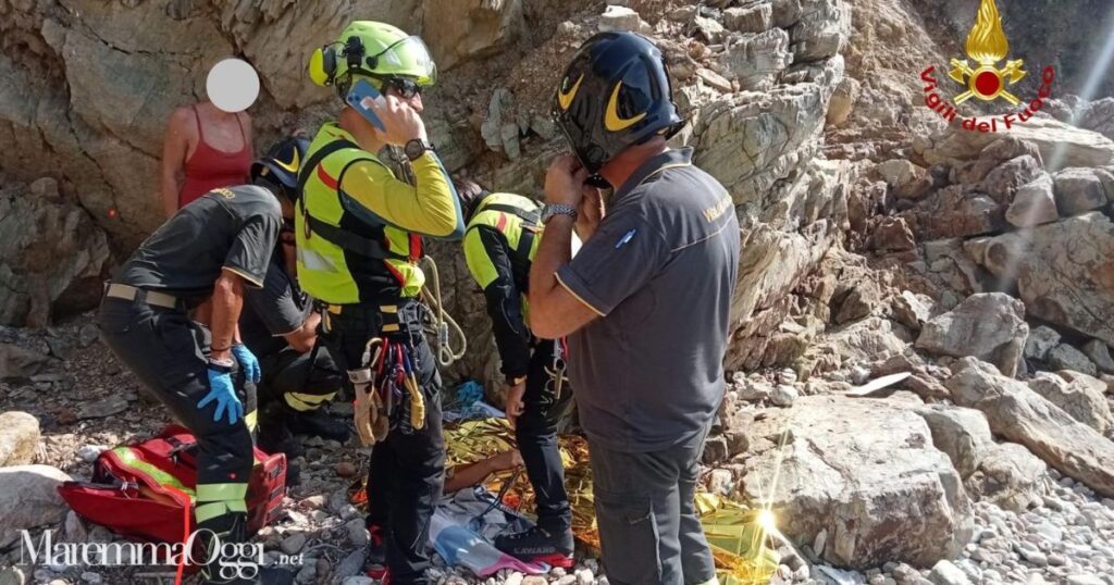 Il soccorso a cala Purgatorio