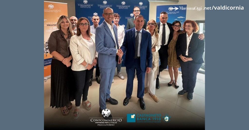 L'accordo tra Confcommercio e Castagneto Banca