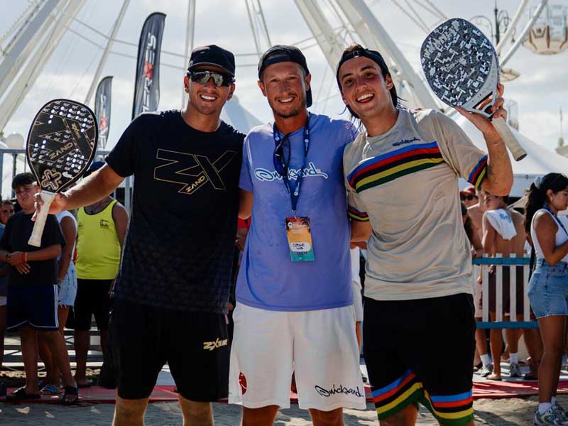 Niccolò Gasparri e Gabriele Gini con il maestro Capone