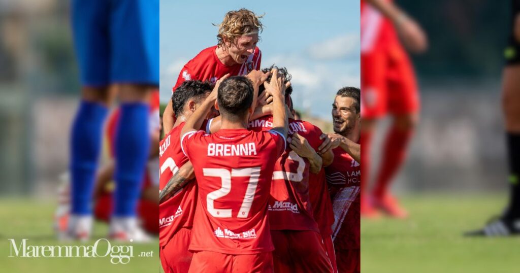 Un momento di una partita del Grifone (Foto di Noemy Lettieri per Us Grosseto 1912)
