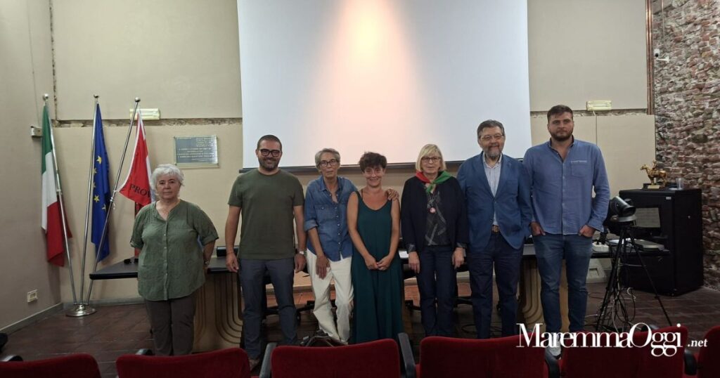 I rappresentanti dell'alleanza antifascista alla presentazione del festival Agitiamoci