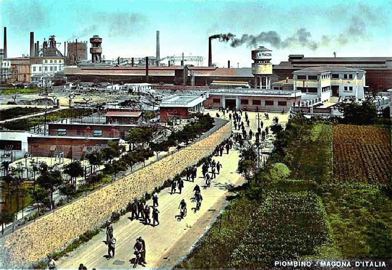 Una foto storica della Magona negli anni '50