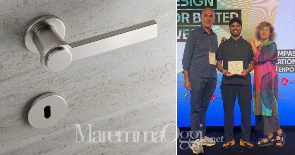 La maniglia Câlin e la premiazione di Alessandro Corina