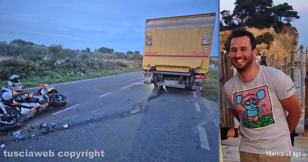 Muore in moto Mikolaj Trovato, di Pitigliano