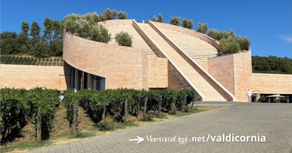 La cantina Petra a Suvereto, una delle eccellenze della Docg