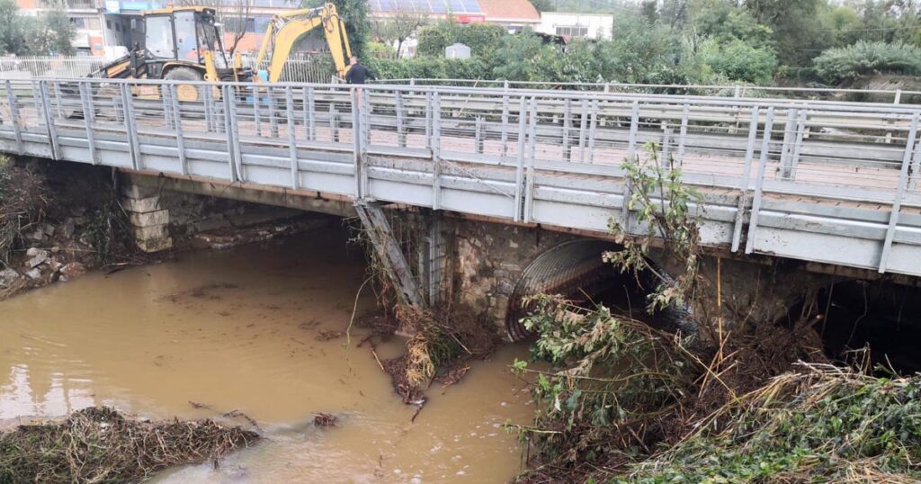 Il ponte sulla strada delle Lupaie a Paganico