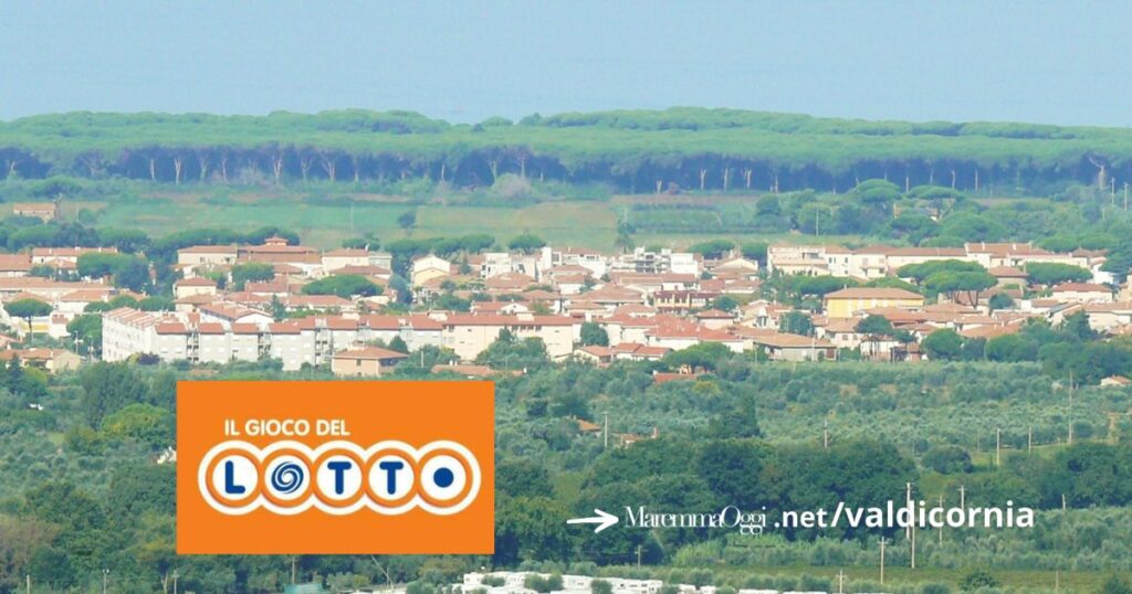 Una veduta di Donoratico, vince 32mila euro al lotto