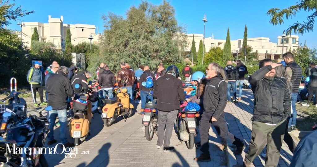 Il raduno alla Marina di Scarlino