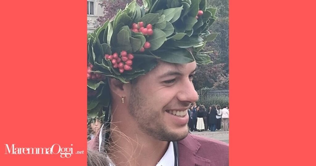 Samuele Buti subito dopo aver conseguito la laurea in ingegneria biomedica e biomeccanica