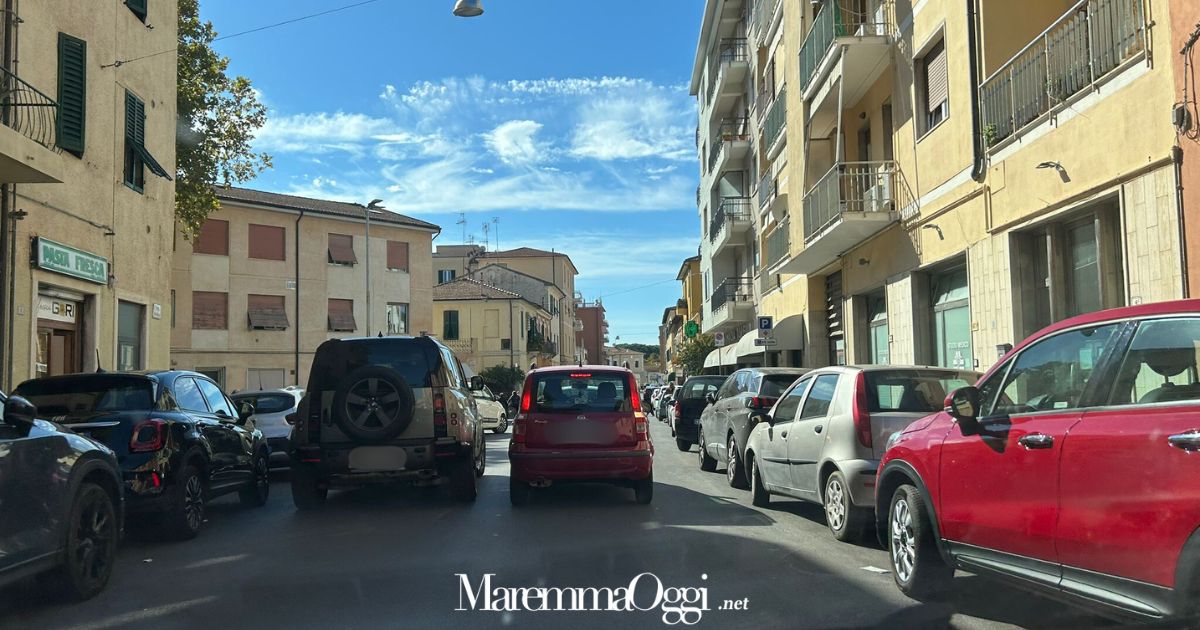 Via Cesare Battisti a Grosseto