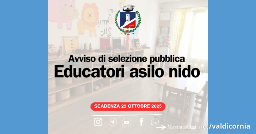 Selezione pubblica per educatori di asilo nido