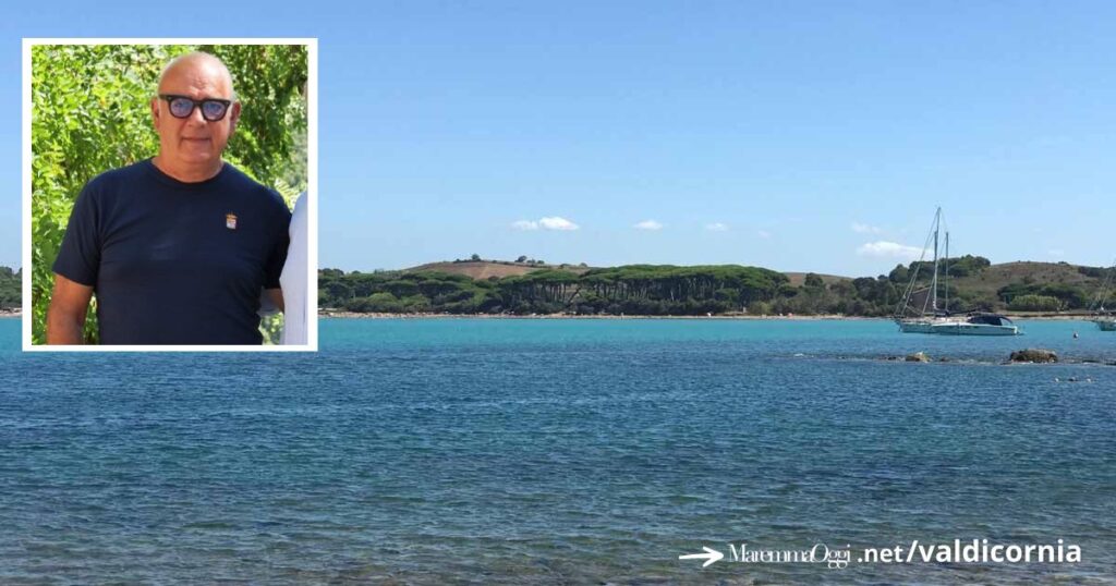 Uno scatto di Baratti, nel riquadro il presidente di Confcommercio Fabio Busdraghi