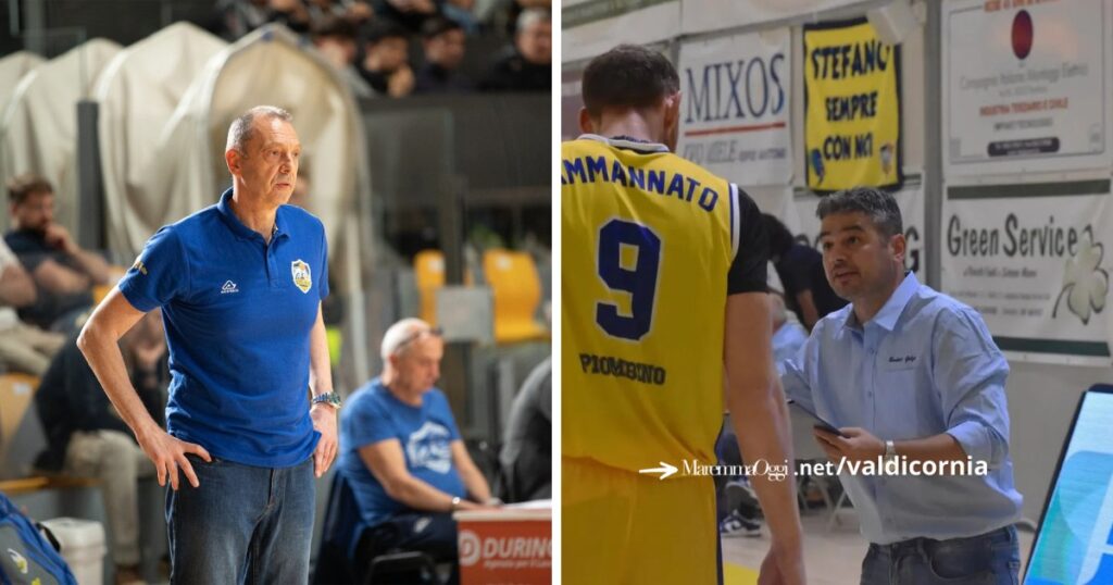 Alessandro Conti e Andrea Doro, avvicendamento sulla panchina del Basket Golfo
