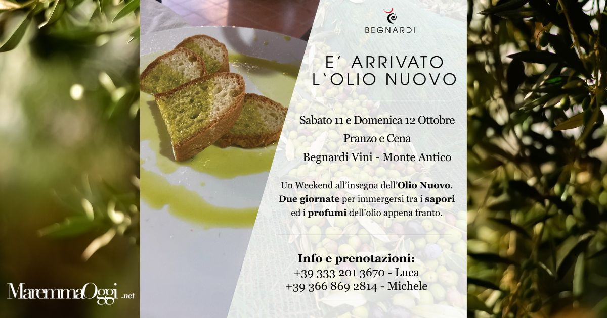 Olio nuovo beegnardi vini