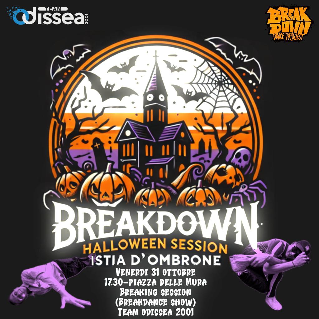 La locandina del Breakdown Halloween session