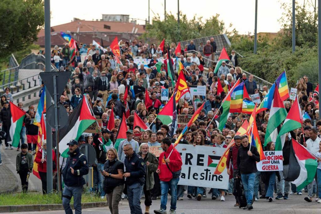 Un momento della manifestazione