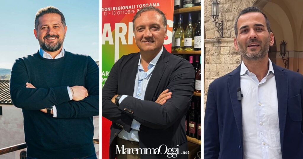 Elezioni Regionali, Luca Agresti, Leonardo Marras e Luca Minucci, i tre grandi protagonisti del voto in Maremma