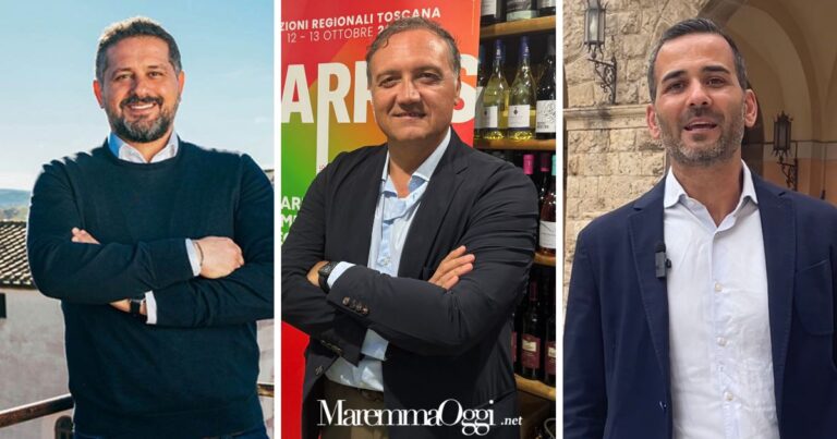 Elezioni Regionali, Luca Agresti, Leonardo Marras e Luca Minucci, i tre grandi protagonisti del voto in Maremma