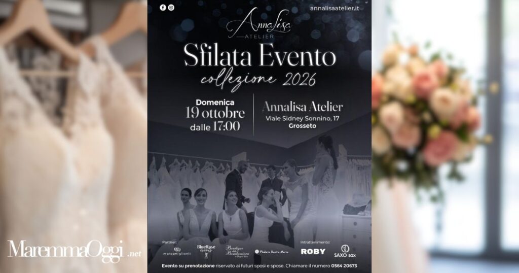 La locandina dell'evento a AnnaLisa Atelier