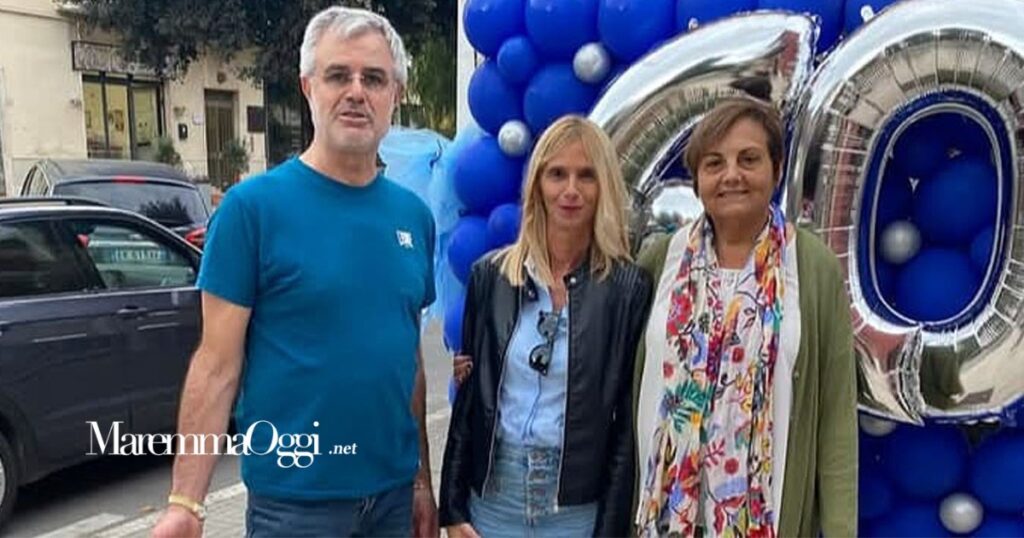 Giampiero Martinelli, Chiara Piccini e la moglie Sabrina