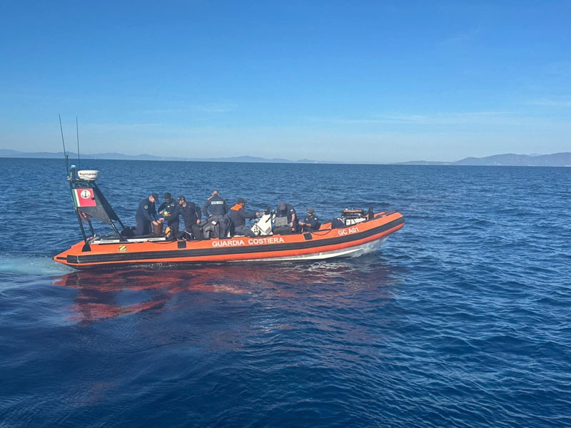 I sub della Guardia costiera alle Formiche