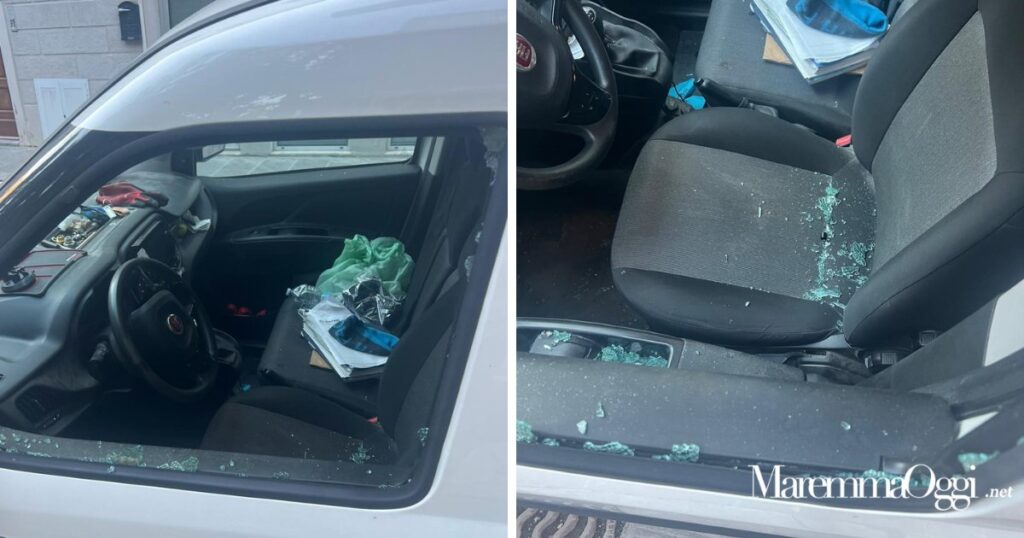 Furto nella notte a Grosseto, spaccano l'auto di un artigiano in via Sauro