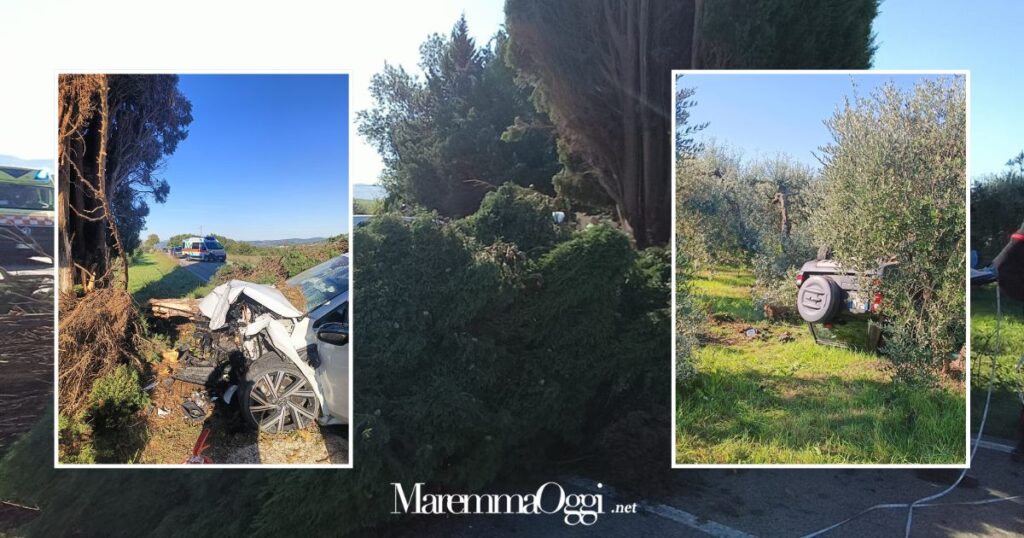 L'incidente e nei riquadr