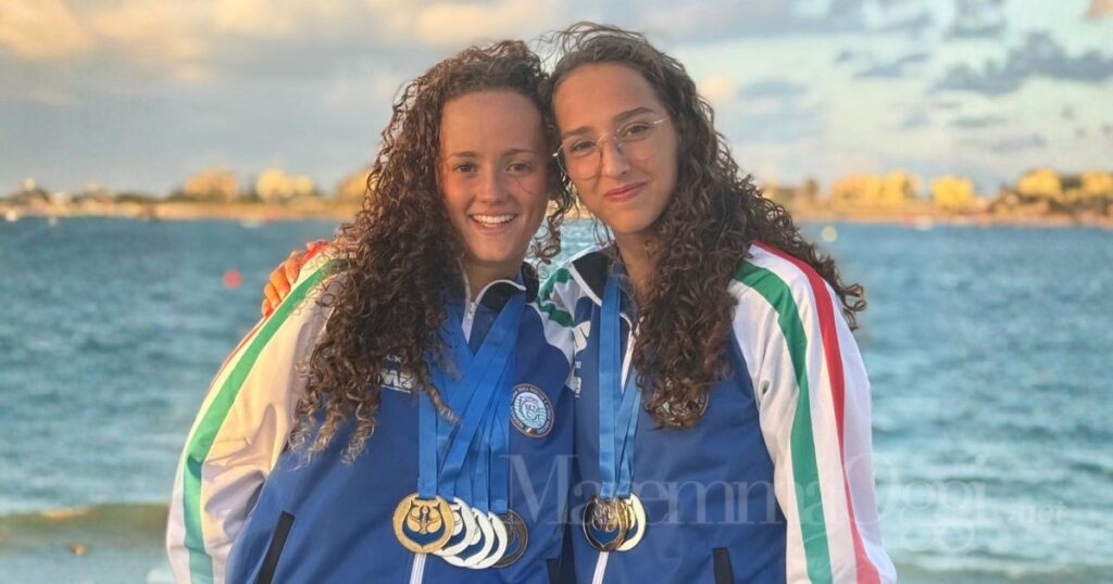 Lara Pelliccia e Silvia Belli della Virtus Buonconvento in trionfo in Egitto