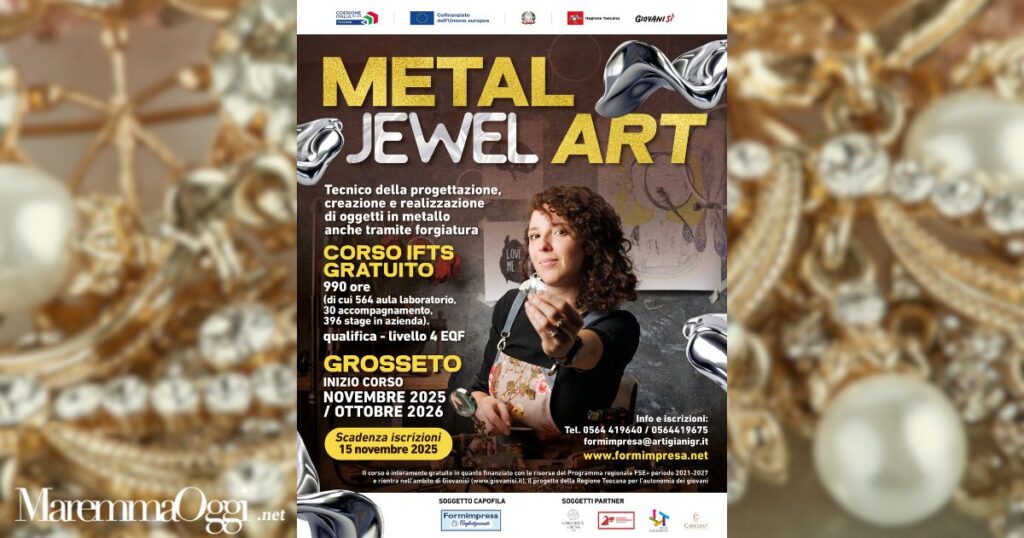 La locandina del Metal Jewel Art