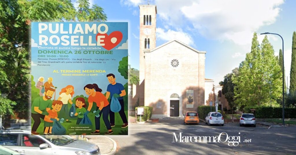 Domenica 26 una mattinata dedicata alla pulizia della frazione di Roselle
