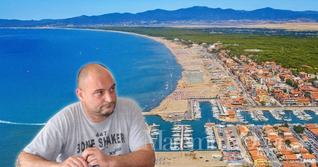 Una veduta di Marina di Grosseto e Simone Guerrini
