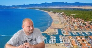 Una veduta di Marina di Grosseto e Simone Guerrini